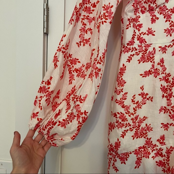 Keepsake the Label 100% Linen Fallen Long Sleeve Dress XS - Picture 7 of 15